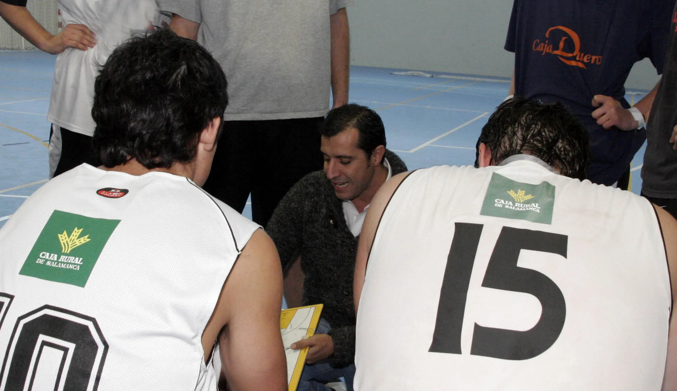 Avelino García durante su etapa en el CB Tormes
