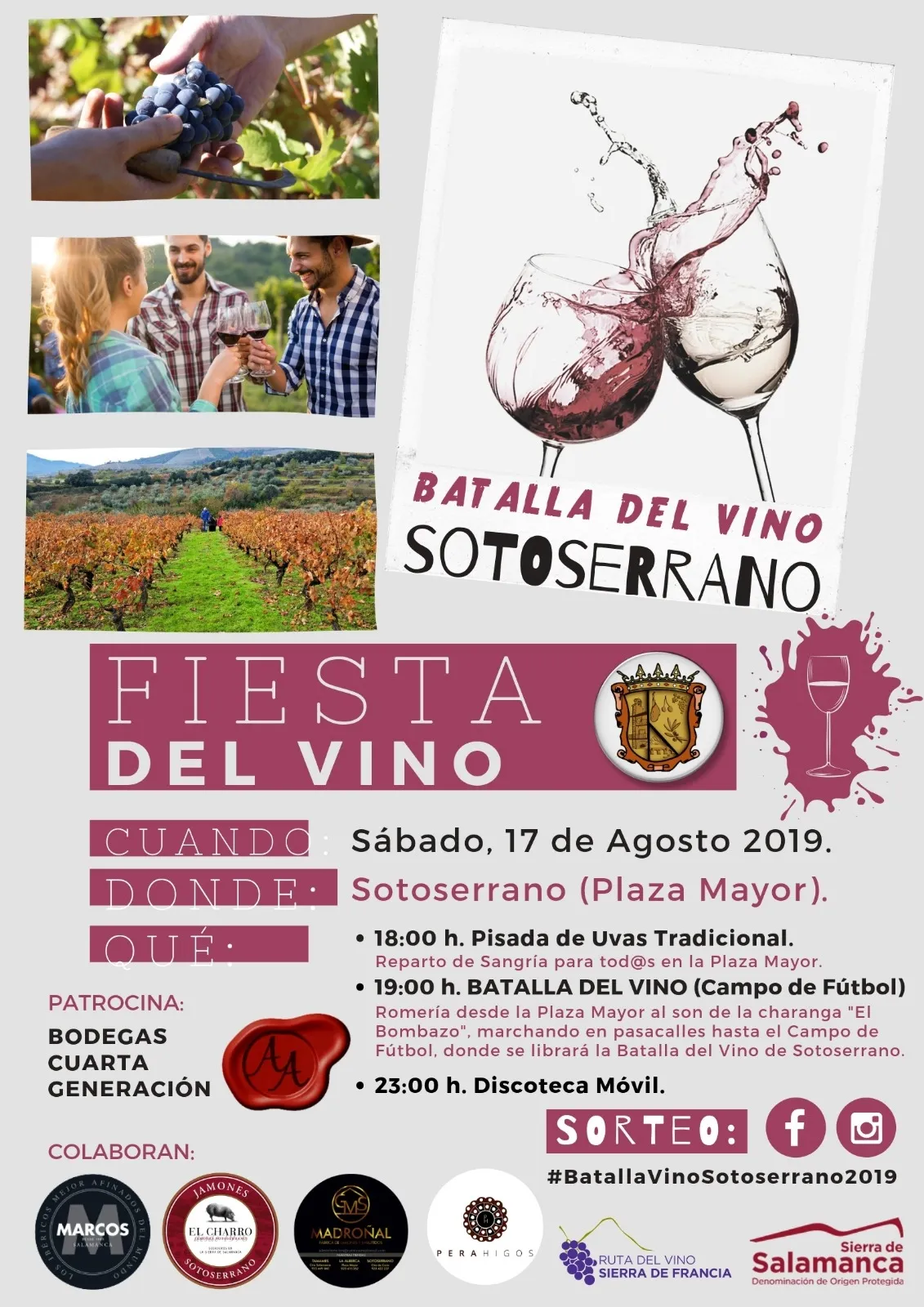 Foto 2 - Sotoserrano se suma al verano con la Fiesta del Vino