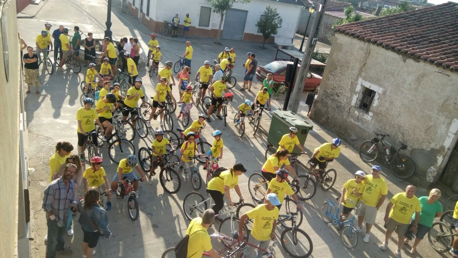 Imagen de una de las marchas cicloturistas de los últimos años