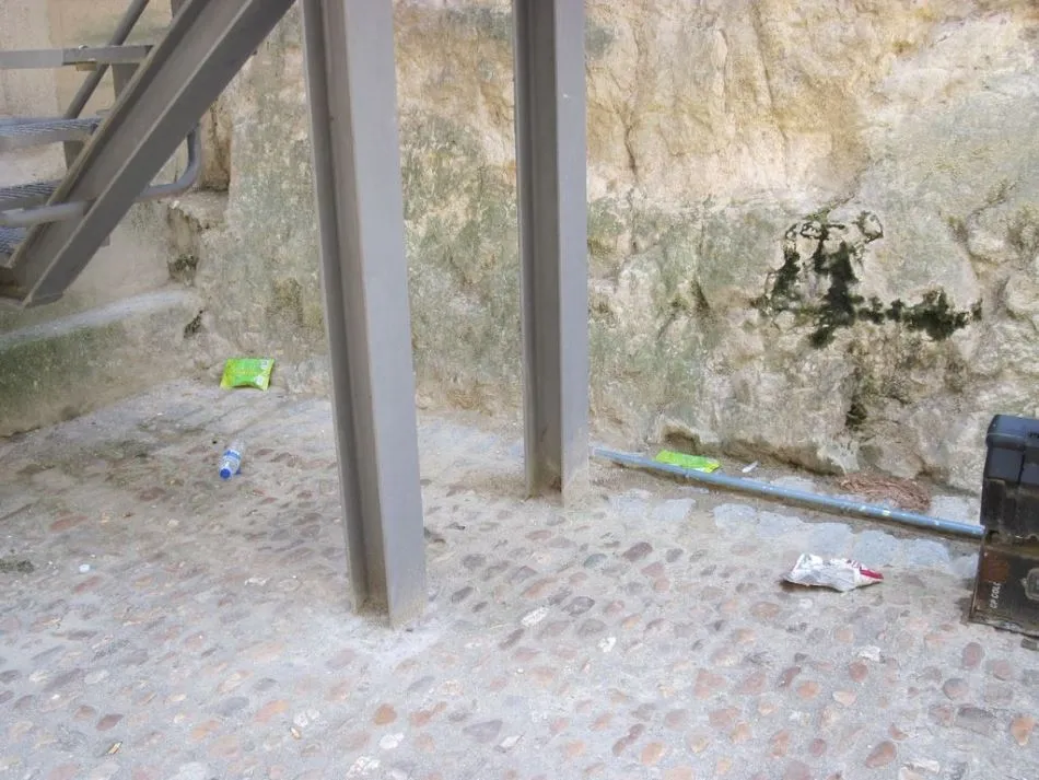 Foto 6 - Ciudadanos por la Defensa del Patrimonio pide m&aacute;s limpieza en la Cueva de Salamanca