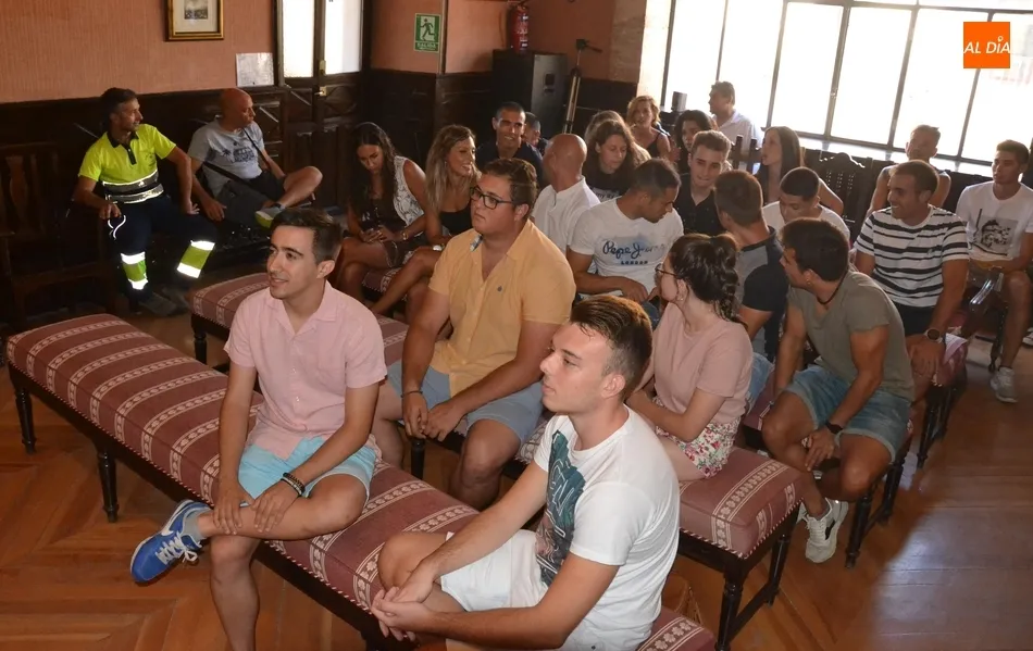 Día de casting en el salón de plenos del Ayuntamiento  