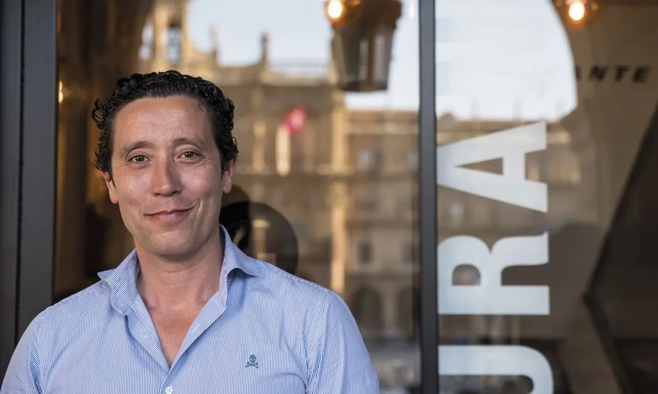 Jorge Moreta en una entrevista para SALAMANCA AL DÍA | Fotos: Carmen Borrego