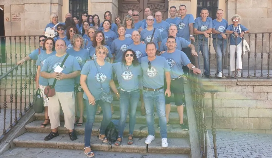 Los quintos de 1969 se reencuentran en Alba de Tormes