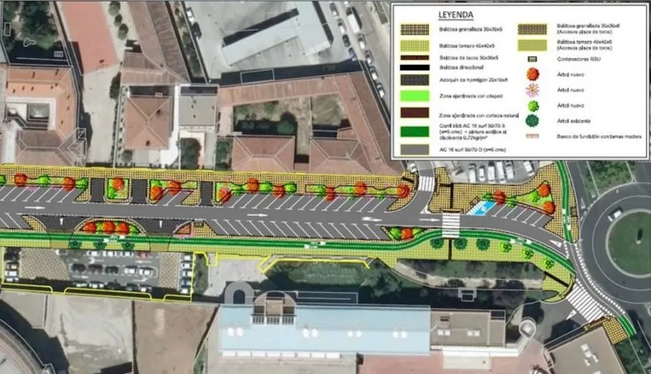 Foto 2 - La avenida de la Merced cambiar&aacute; su imagen e incluir&aacute; un nuevo carril bici