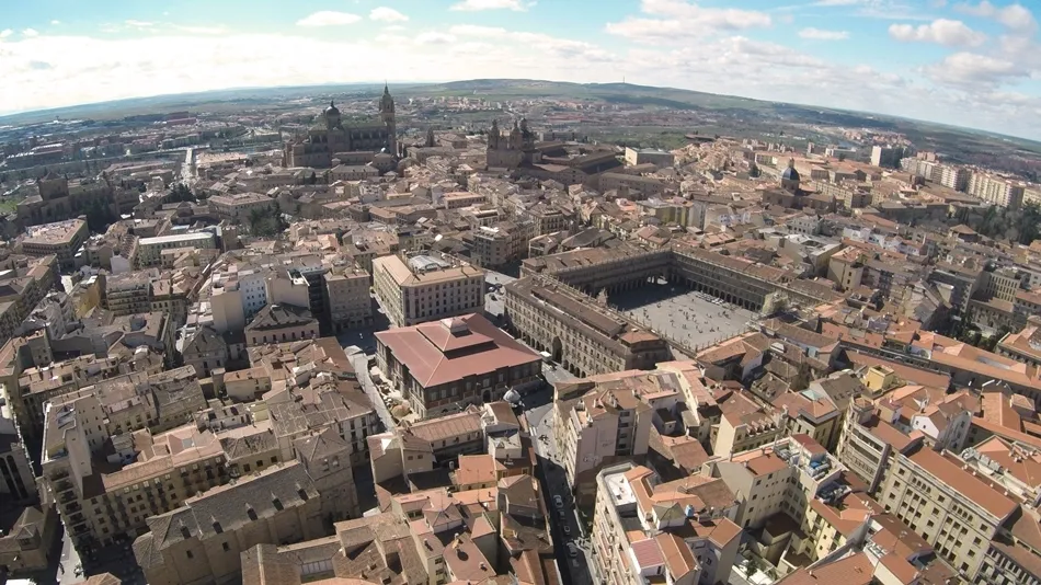 Vista aérea del centro de Salamanca