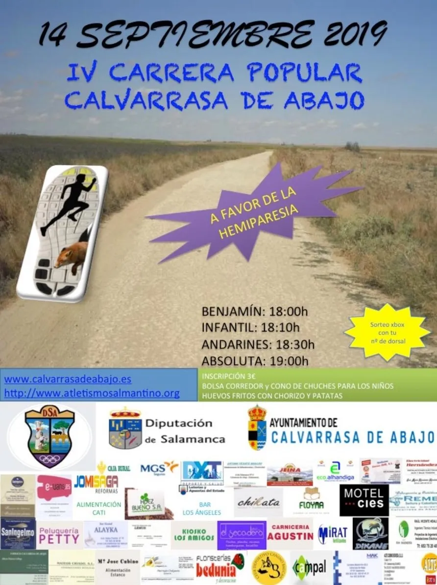 Foto 2 - Abiertas las inscripciones para la IV Carrera Popular de Calvarrasa de Abajo