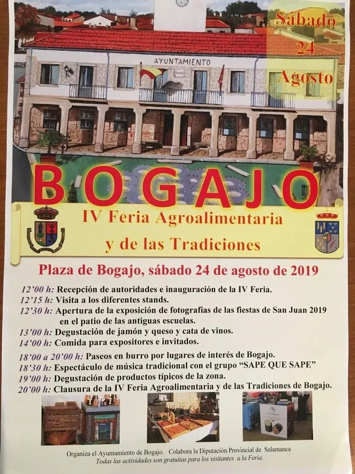 Foto 2 - Bogajo celebra este s&aacute;bado su IV Feria Agroalimentaria y de las Tradiciones con la participaci&oacute;n...