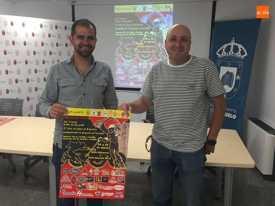 Carlos Arasa y José Luis Sánchez en la presentación del trofeo