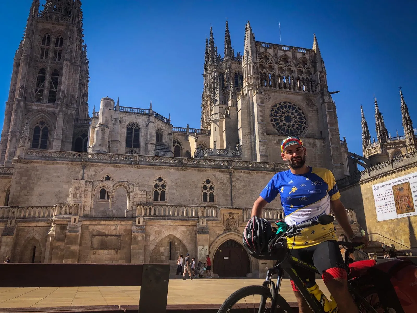 David Lorbada está realizando el Reto sin Barreras