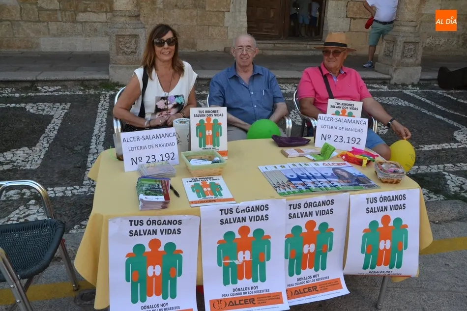 La Asociación ALCER lleva a cabo una cuestación en la Plaza Mayor  
