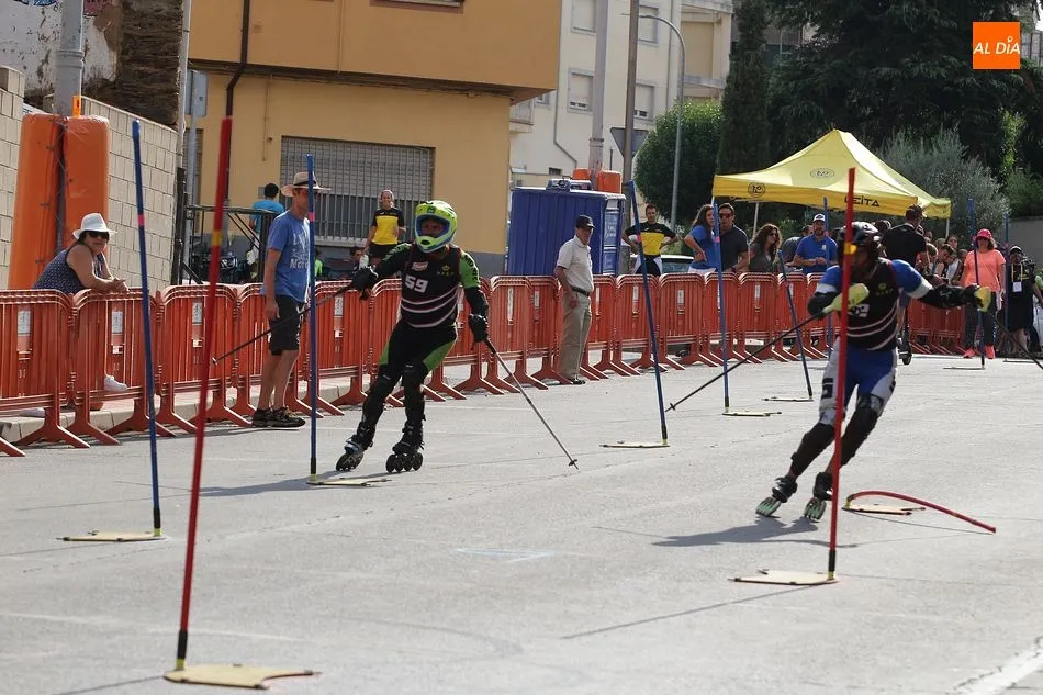 Los deportistas ya compiten en la antigua bajada del matadero