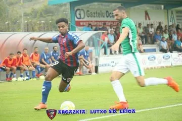 Una acción del partido / @SDLeioa