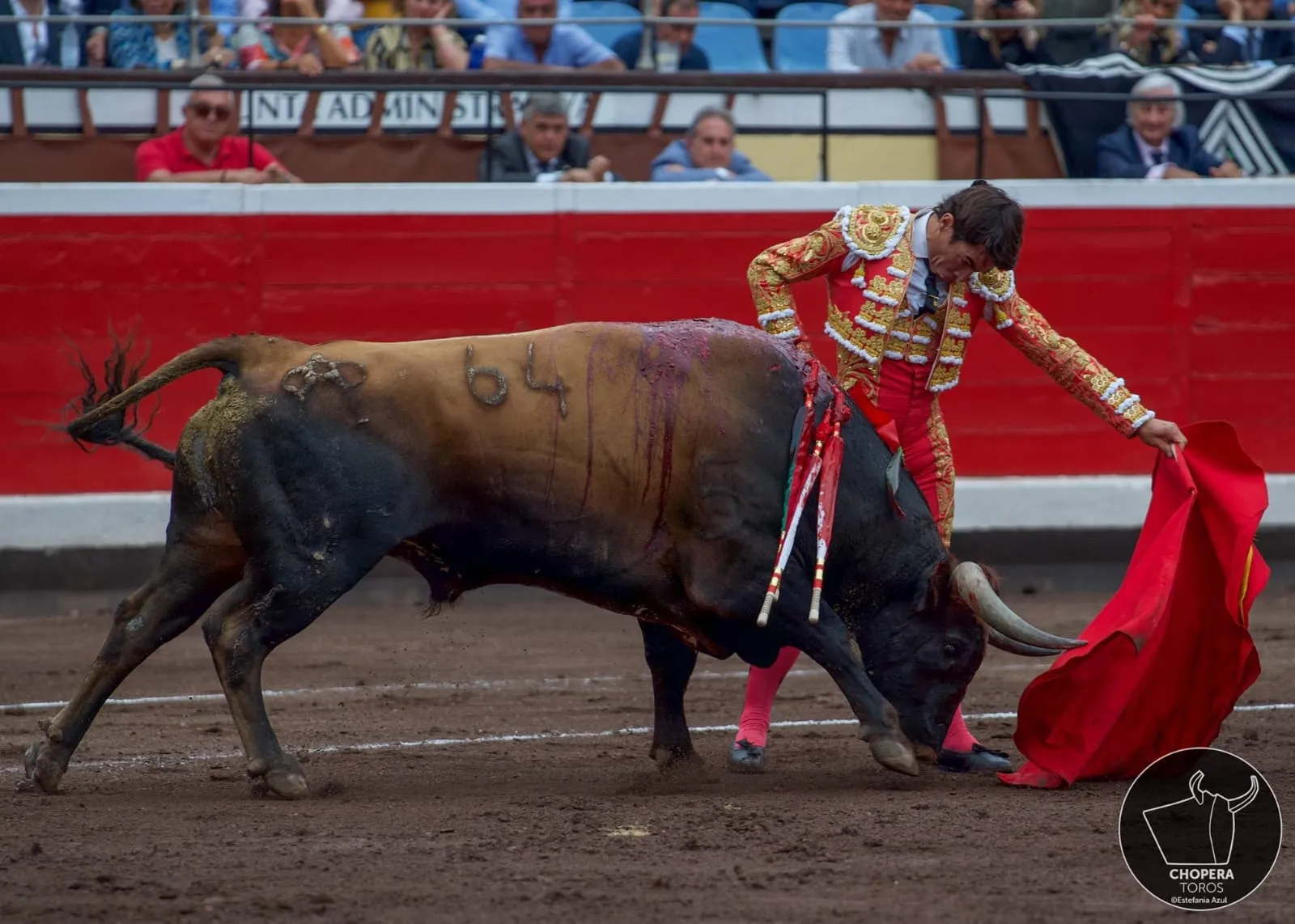 López Chaves durante la corrida / Chopera Toros