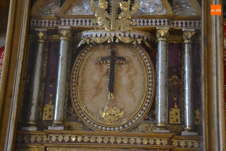 Imagen del Lignum Crucis que será sacado en procesión