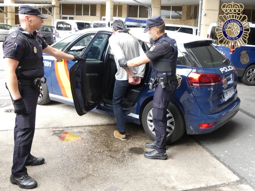 Momento de la detención