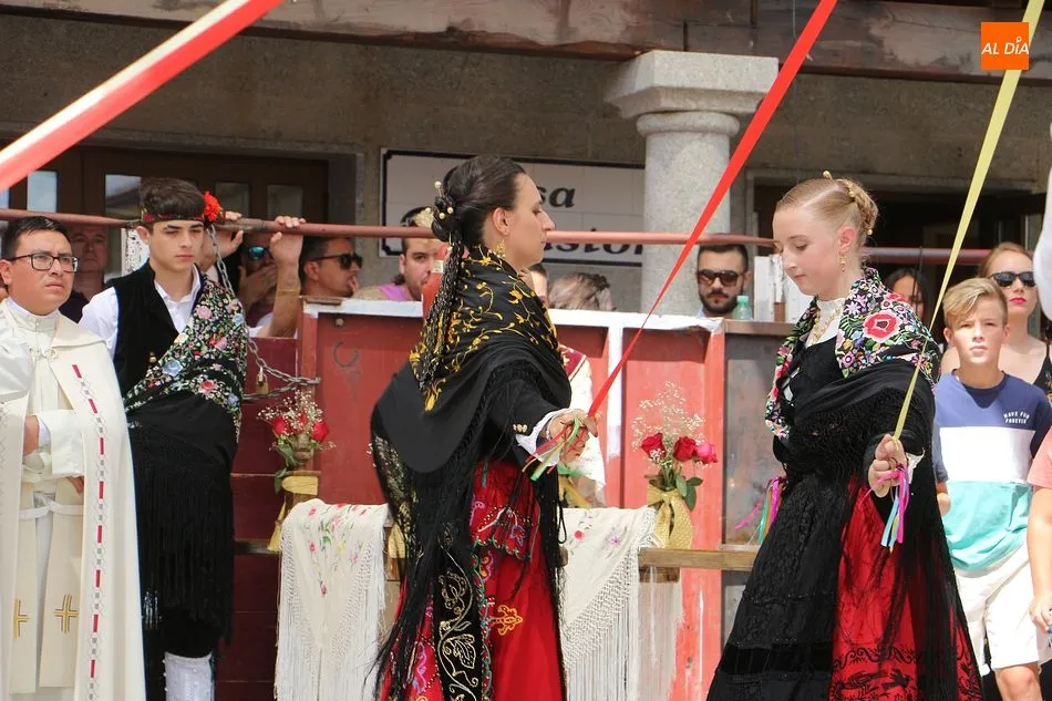 Foto 2 - San Agust&iacute;n recibe un sentido homenaje en Santiba&ntilde;ez de la Sierra