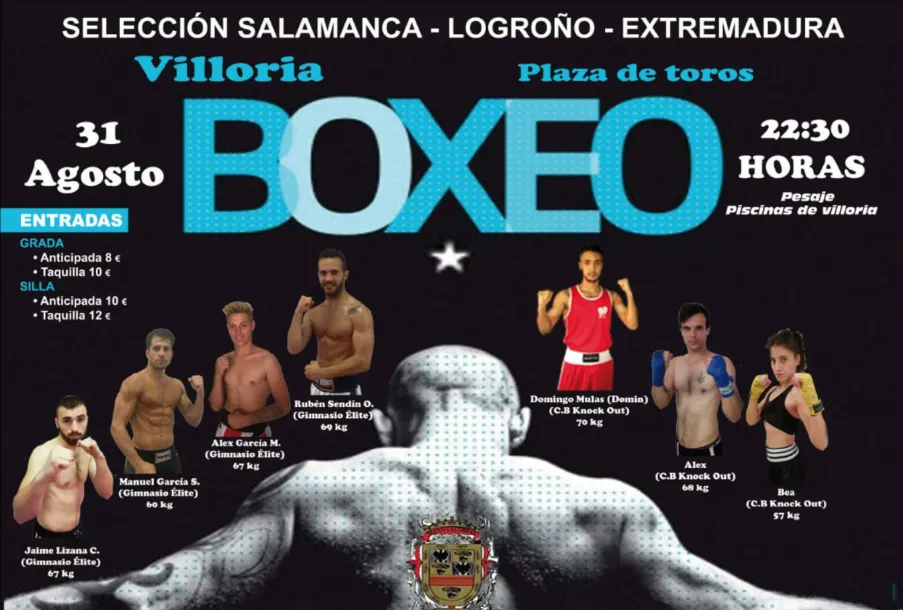 Foto 2 - Villoria acoger&aacute; una velada de boxeo en la noche del s&aacute;bado
