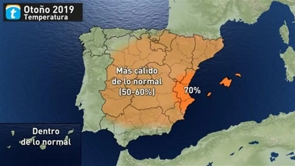 La provincia de Salamanca es una de las que tendrá temperaturas más cálidas en el próximo otoño