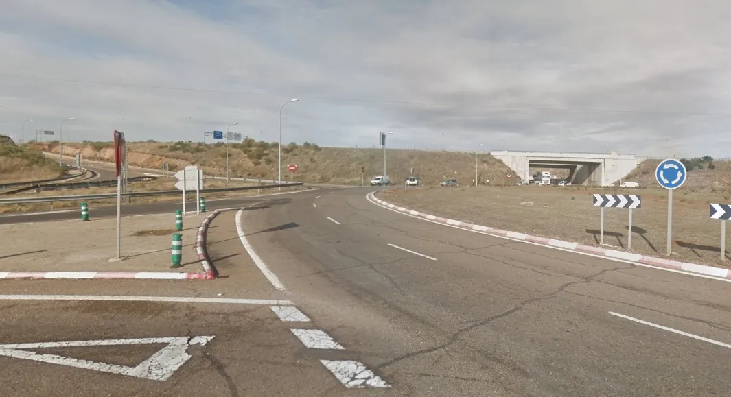 Rotonda de Buenos Aires, lugar donde se ha producido la colisión. Foto: Google Maps