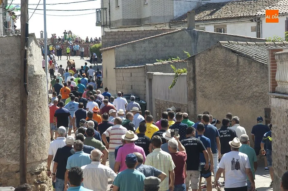 Foto 6 - Villar de Ciervo vive un largo y peligroso encierro a caballo  