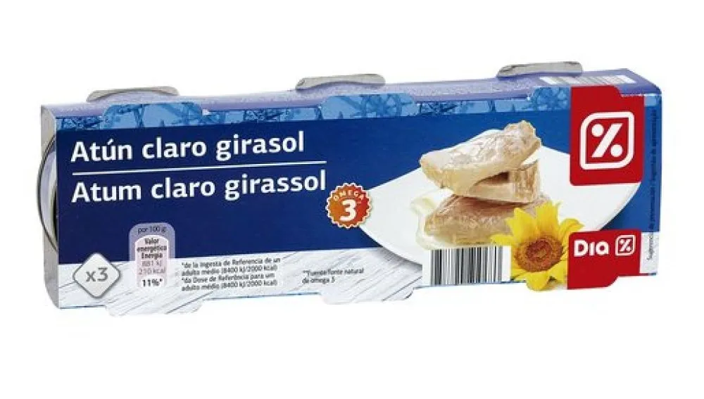 Latas de atún afectadas