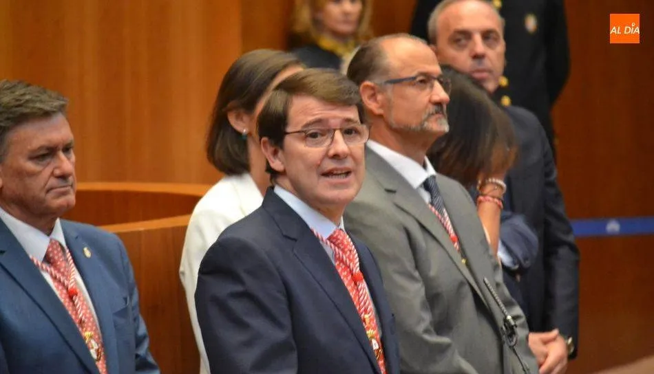 El presidente de la Junta de Castilla y León, Alfonso Fernández Mañueco