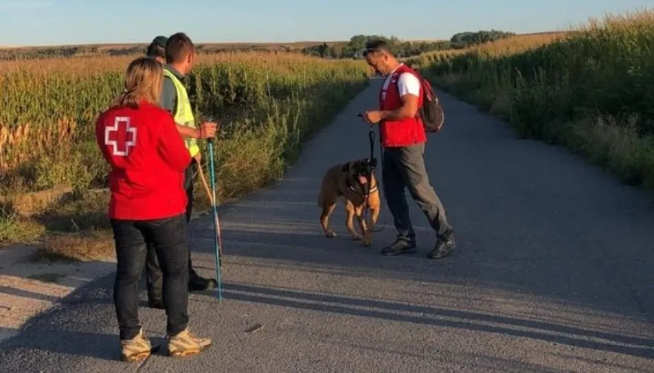 Foto 3 - Especialistas de Cruz Roja se unen a la b&uacute;squeda de la anciana desaparecida en Calvarrasa de Abajo