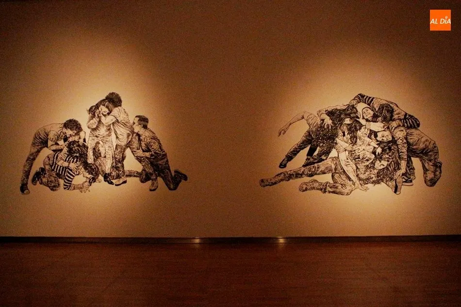 Foto 2 - La exposici&oacute;n Marta Serna en el Da2 se clausura con una performance y una visita guiada