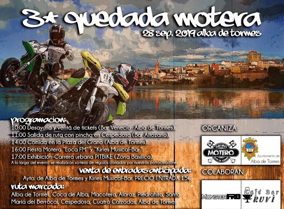 Una exhibición de Pit-Bikes, gran atractivo de la tercera concentración motera