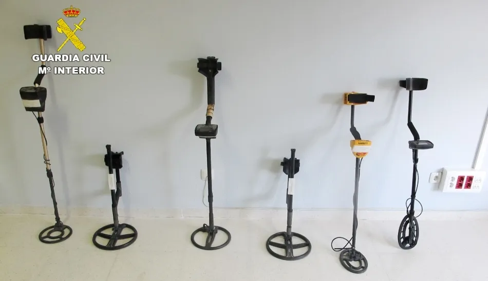 Material intervenido por la Guardia Civil en esta operación