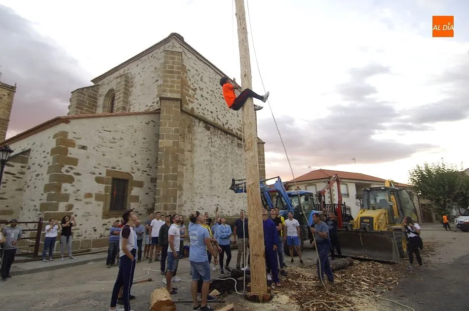 Foto 5 - Los martiagueses izan su pino en honor al Cristo de los Remedios  