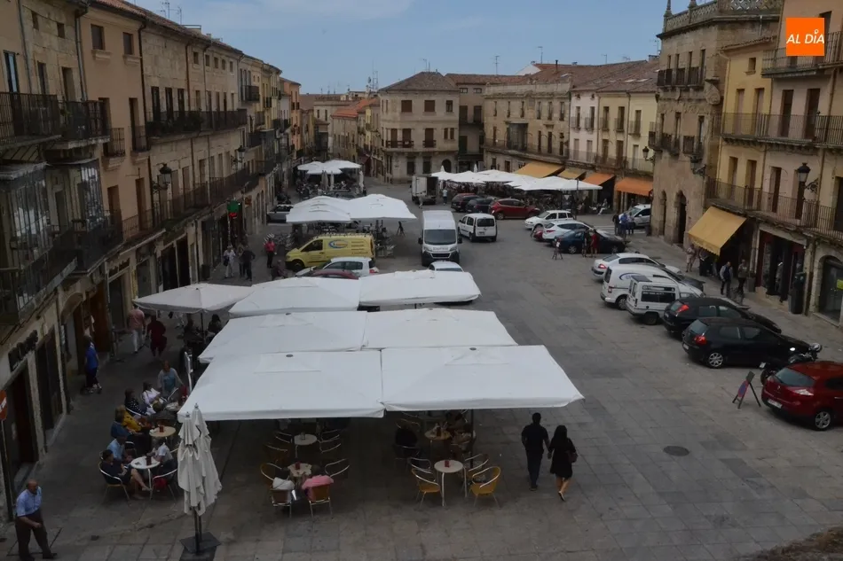 Último día laborable con restricciones al tráfico en la Plaza Mayor  