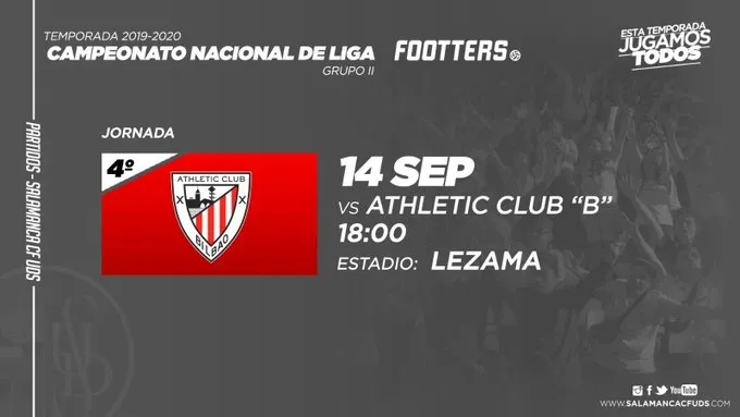 Así ha transcurrido el Athletic Club ‘B’ vs Salamanca UDS