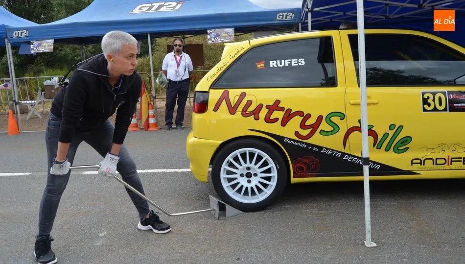 La Subida Charra, competición organizada por la Escudería Ordemots en la carretera de La Covatilla