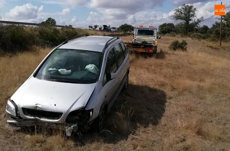 Una salida de vía en Villaseco de los Gamitos se salda con varios heridos