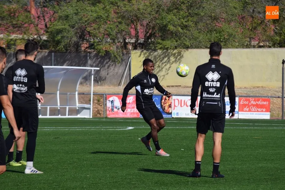 Matthieu, en un entrenamiento