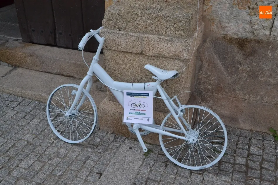 Foto 2 - Colocadas en las calles una quincena de bicis antiguas para fomentar el esp&iacute;ritu ciclista  