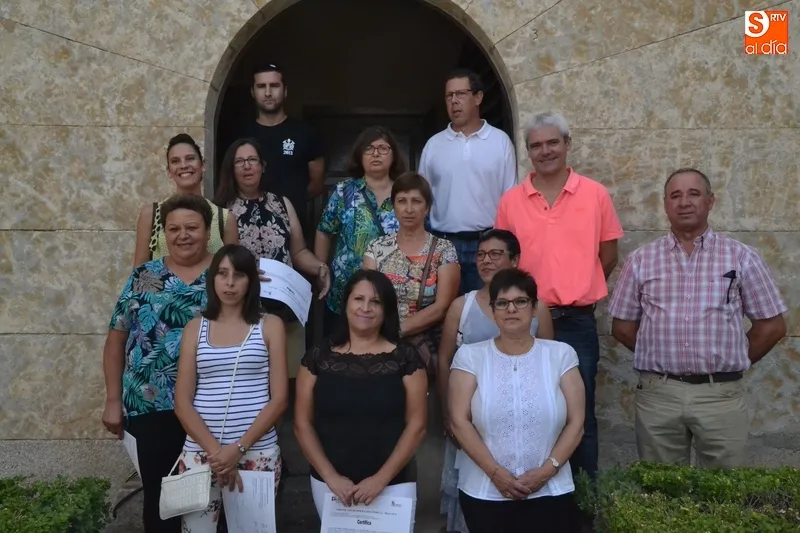 Participantes en el anterior curso de Aprovechamientos Forestales impartido por Adecocir