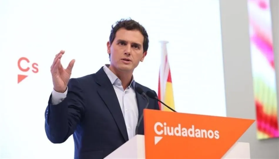 El líder de Ciudadanos, Albert Rivera, en un acto público. Foto de archivo de Europa Press