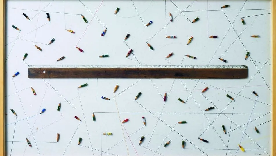 Una de las obras que se exponen en la muestra ‘Huellas, rastros e itinerarios en las Colecciones DA2 y Fundación Coca-Cola’