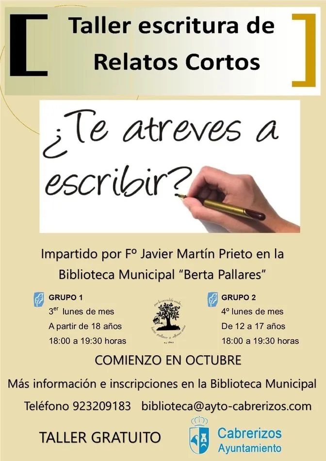 Foto 3 - La biblioteca de Cabrerizos programa para este curso un novedoso taller de creaci&oacute;n de relatos...