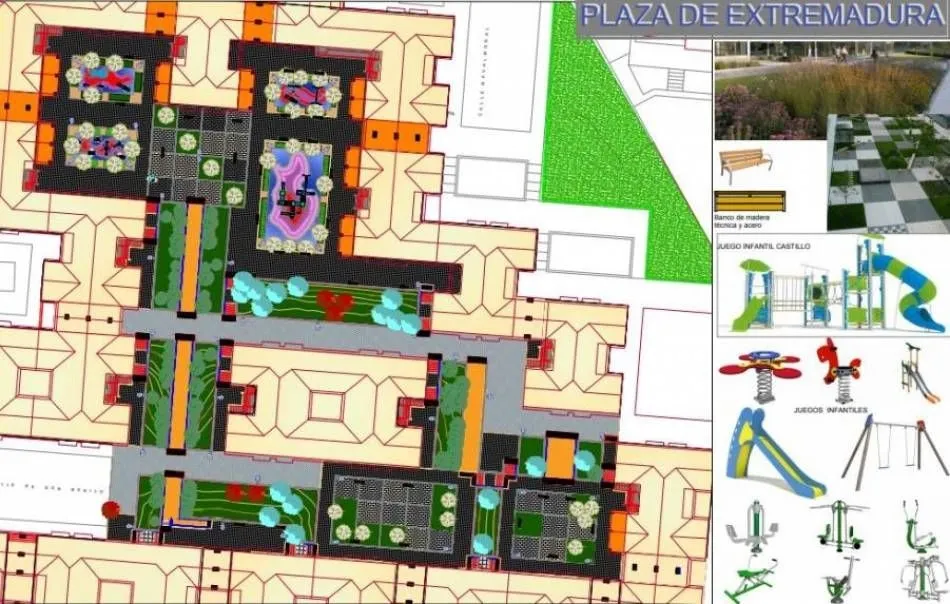 El Ayuntamiento adjudica las obras de reforma de la Plaza de Extremadura  