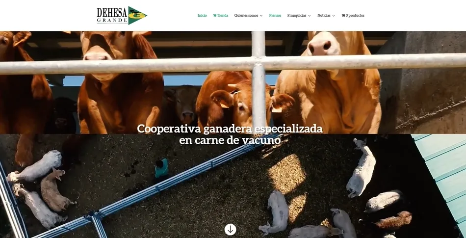Dehesa Grande estrena página web e integra su tienda online y su negocio de carnicerías...