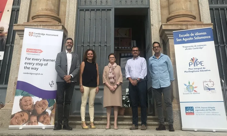 El acuerdo con Cambrigue se ha oficializado este viernes en las instalaciones del Colegio San Agustín