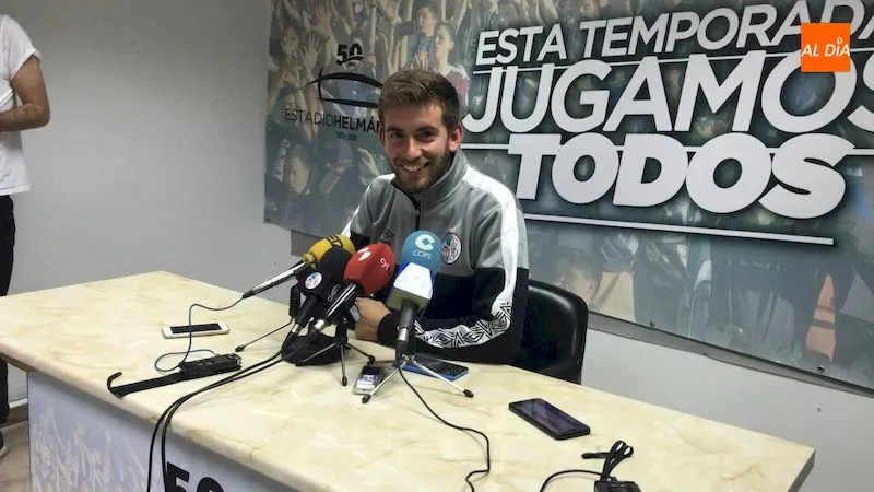 Pablo Cortés durante la rueda de prensa / Pedro Zaballos
