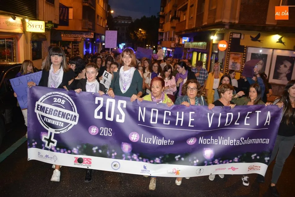 Foto 2 - Salamanca se suma a las movilizaciones por la &lsquo;emergencia feminista&rsquo; con una manifestaci&oacute;n y...