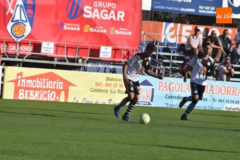 Foto 9 - Unionistas conf&iacute;a y lucha hasta el final para acabar empatando ante el Calahorra (1-1)