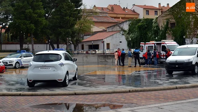 El Parque La Huerta acogía la exhibición de los cuerpos de seguridad programa en la Semana de la Movilidad