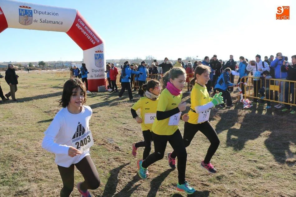 Prueba de campo a través de los Juegos Escolares del programa de la Diputación celebrada en Vitigudino