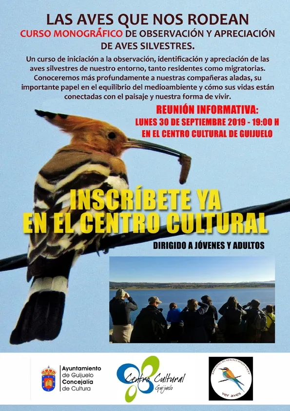 Foto 2 - Un curso de ornitolog&iacute;a completa la oferta de propuestas culturales en Guijuelo